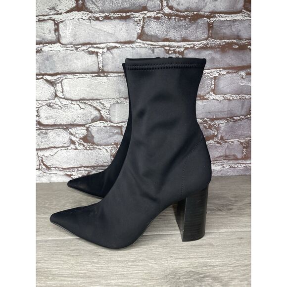 Jeffrey Campbell Black Siren Sport Ankle Sock Booties Women’s Sz 8.5M US/39EU - Picture 11 of 16